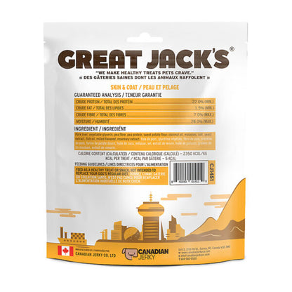 Great Jack’s Skin & Coat Grain Free Dog Treats 9.2oz (261g)