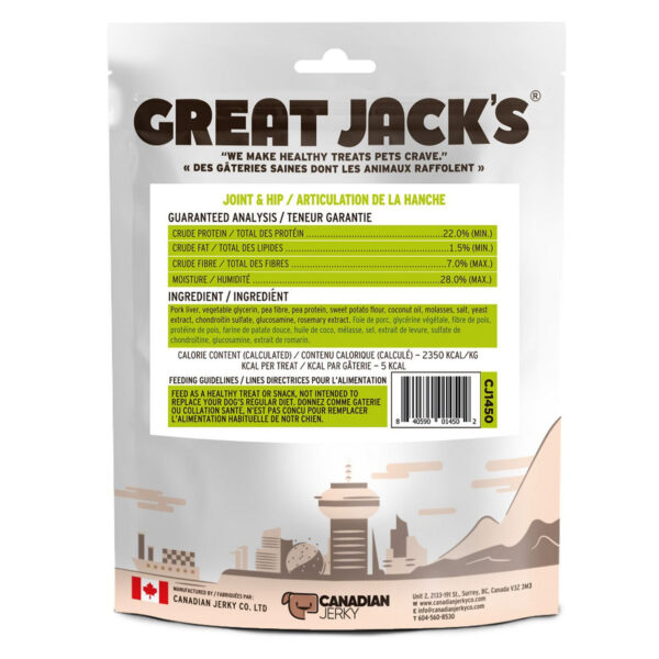 Great Jack’s Joint & Hip Grain Free Dog Treats 9.2oz (261g)