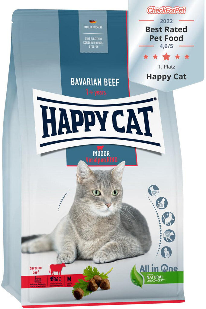 Happy Cat Indoor Adult Bavarian Beef