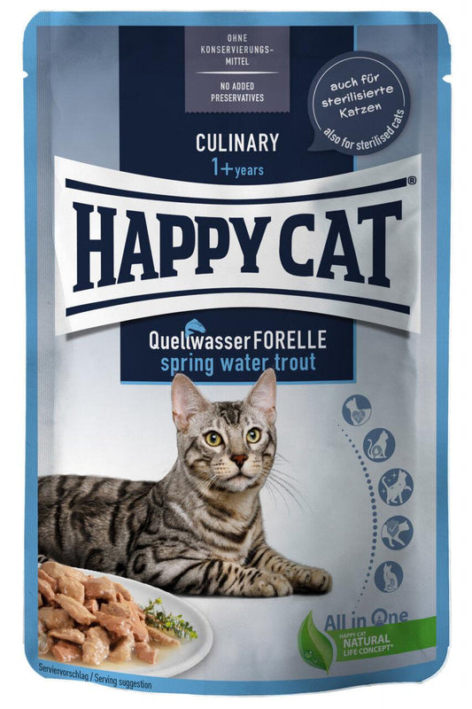Happy Cat MIS Culinary Spring-Water Trout, 85g