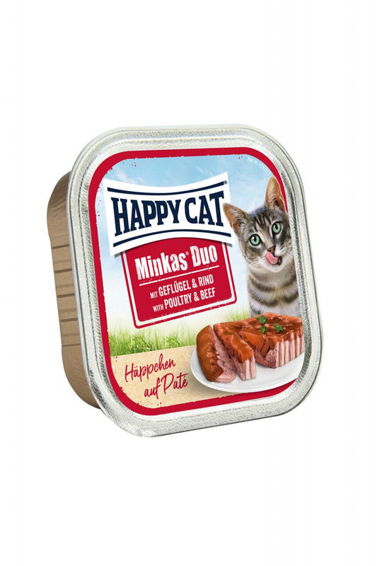Happy Cat Minkas Duo Poultry & Beef, 100g