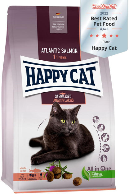 Happy Cat Sterilised Adult Atlantic Salmon