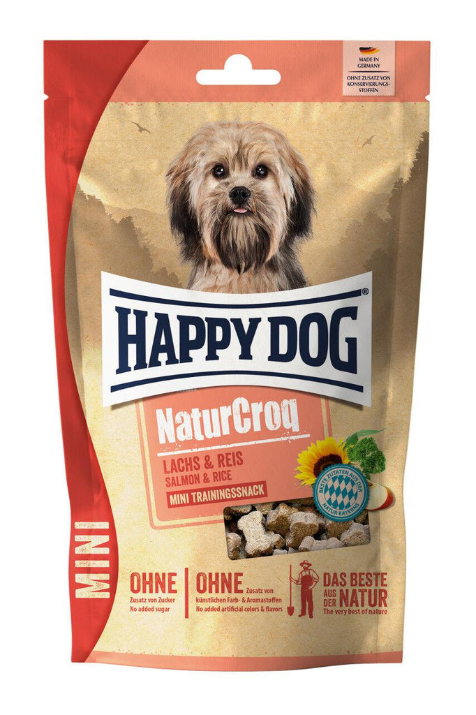 Happy Dog NaturCroq Mini Salmon & Rice Training Snack