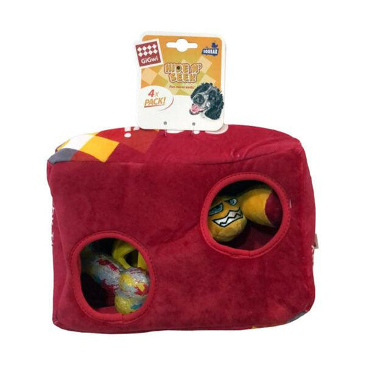 Hide N Seek G-Box with Plush Toy, Breezy Ball & TPR Bone inside