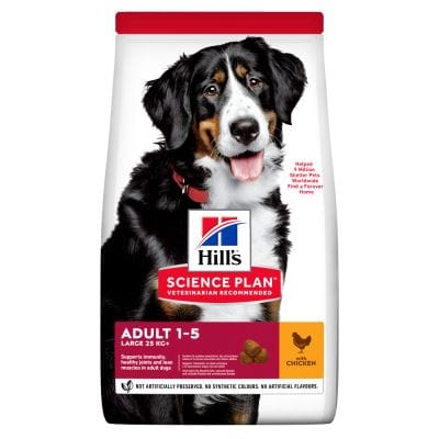 Hill's Science Plan Adult 1-5, Large Breed, Dry Food with Chicken