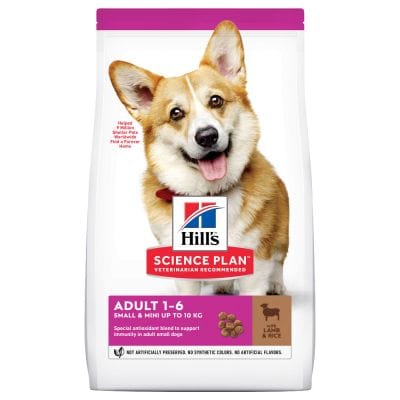 Hill’s Science Plan Adult 1-6, Small & Mini, Dry Food with Lamb & Rice