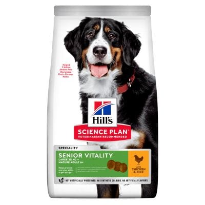 Hill’s Science Plan Adult 6+ Senior Vitality, Large Breed, Dry Food with Chicken