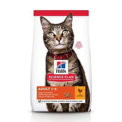 Hill's Science Plan Adult Cat Bundle Offer - Adult Cat Dry Food 3kg and Wet Food Multipack (12x85g)