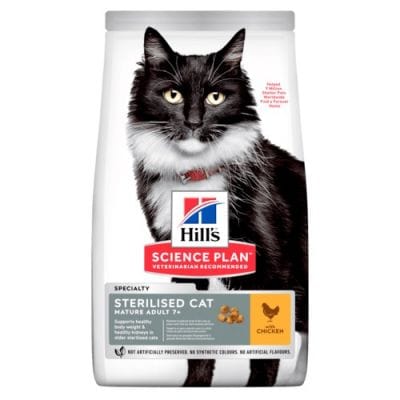 Hill's Science Plan Mature Adult 7+, Dry Cat Food with Chicken