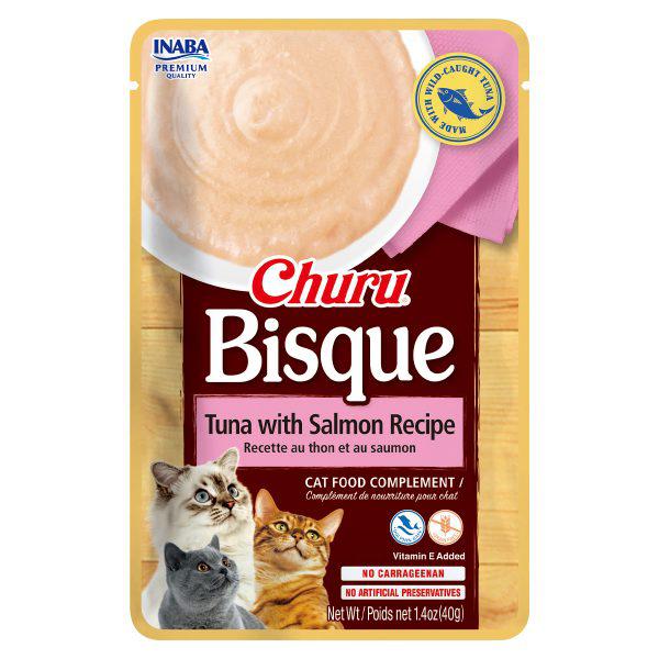 INABA Churu Bisque Tuna with Salmon Recipe 40G
