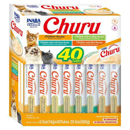INABA Churu Chicken Variety (40 Tubes)