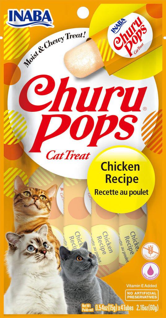 INABA Churu Pops Chicken Recipe (4 Tubes)