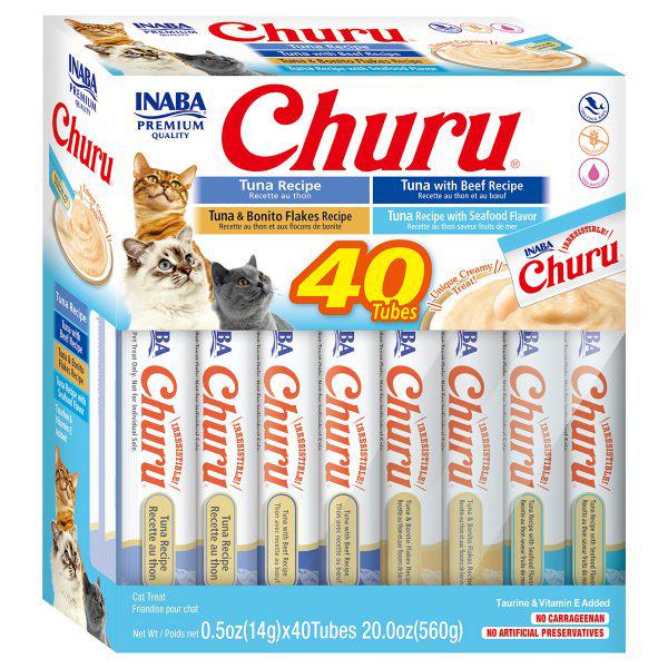 INABA Churu Tuna Variety (40 Tubes)