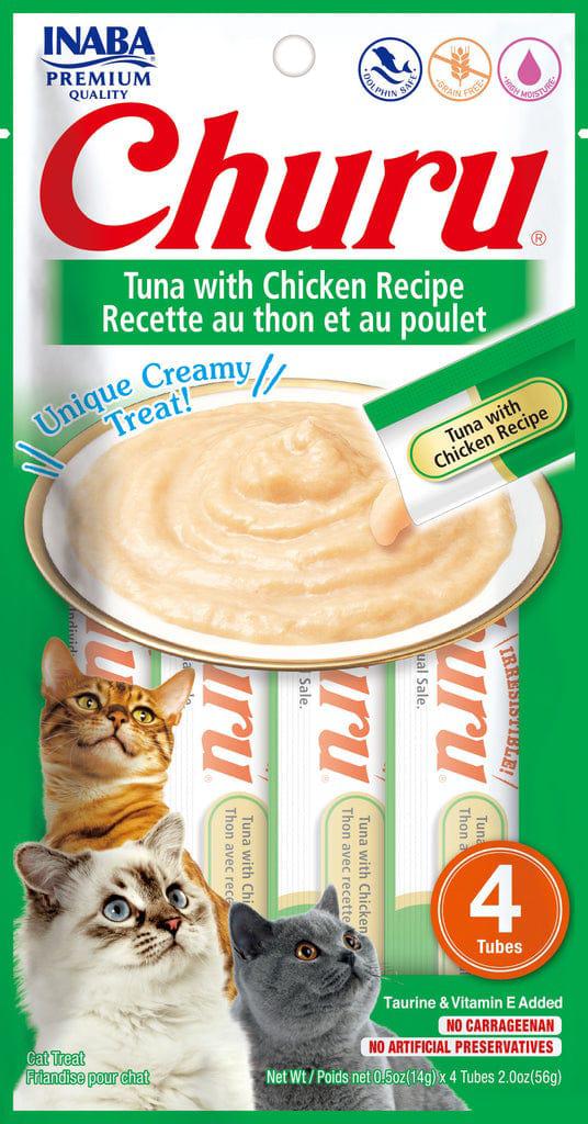 INABA Churu Tuna with Chicken Recipe (4 Tubes)