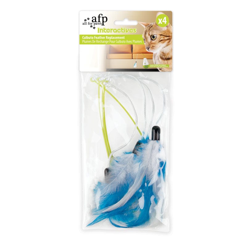 Interactive Cat Culbuto Feather Refill 4 Pack