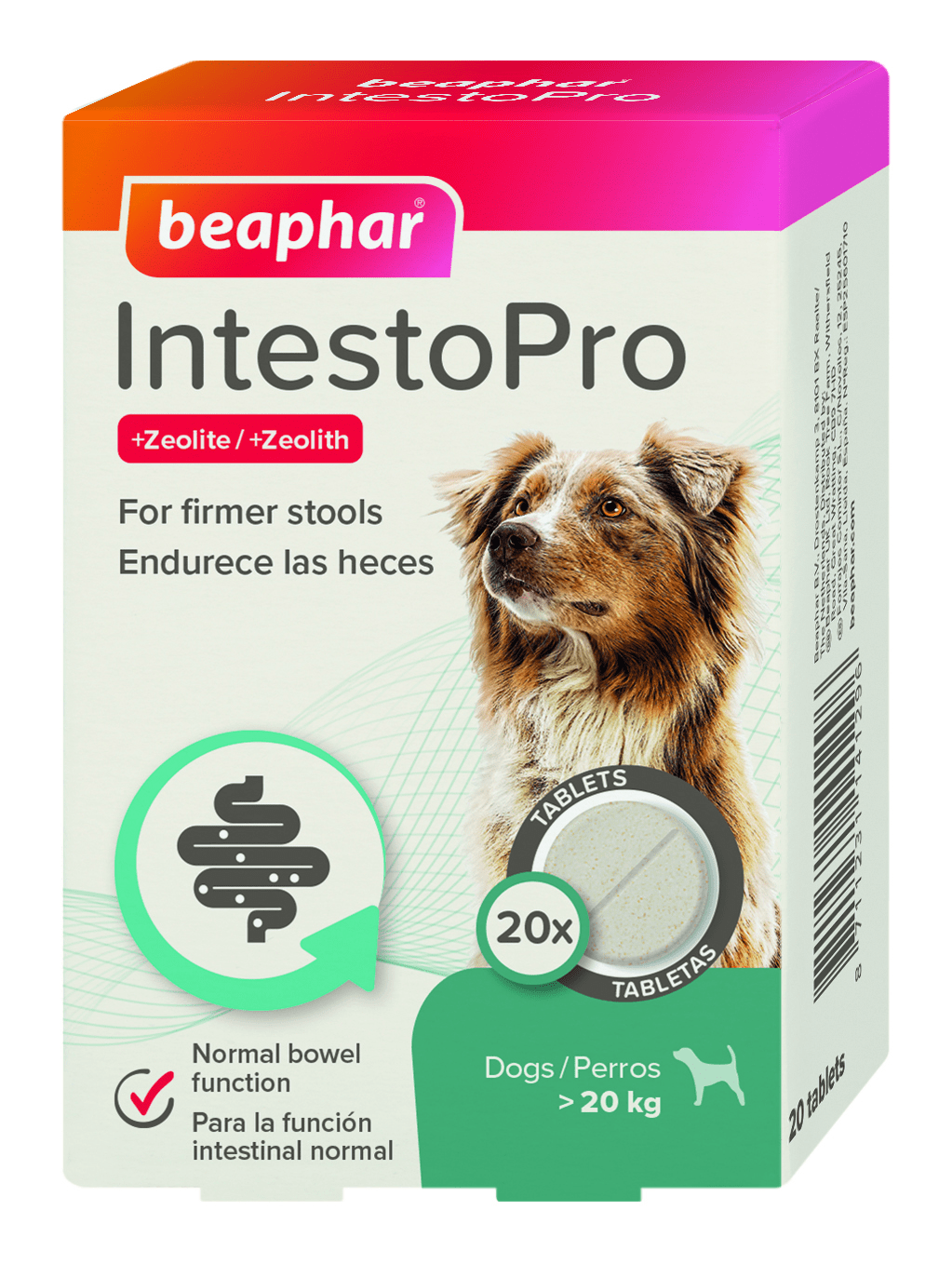 IntestoPro Anti Diarrhea Tablet Large Dog 20 tab