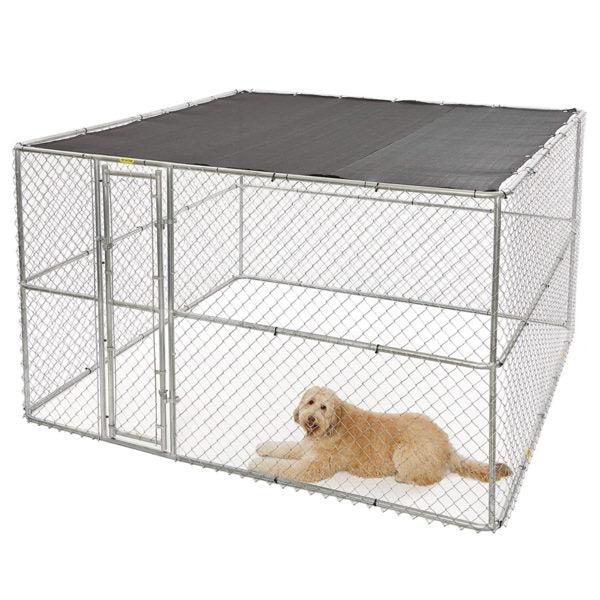 K9 Extra-Large Steel Chain Link Portable Kennel