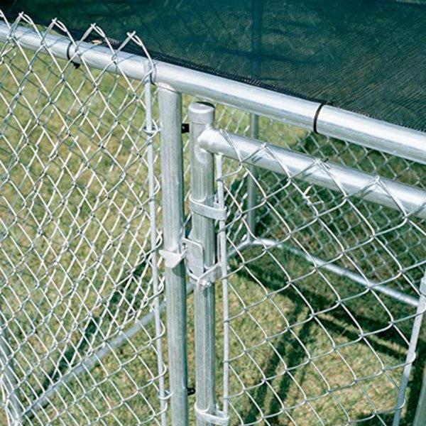 K9 Large Steel Chain Link Portable Kennel
