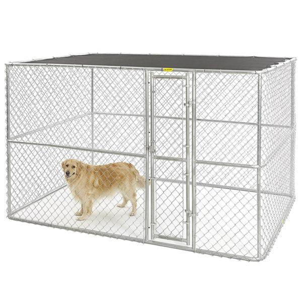 K9 Large Steel Chain Link Portable Kennel