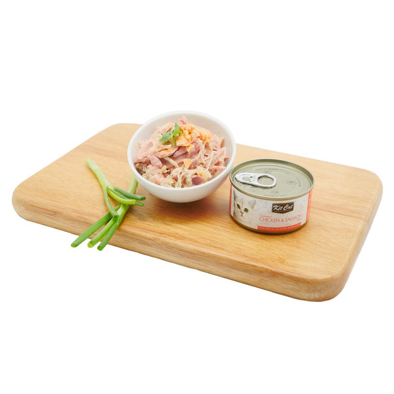 Kit Cat Chicken & Salmon 80g