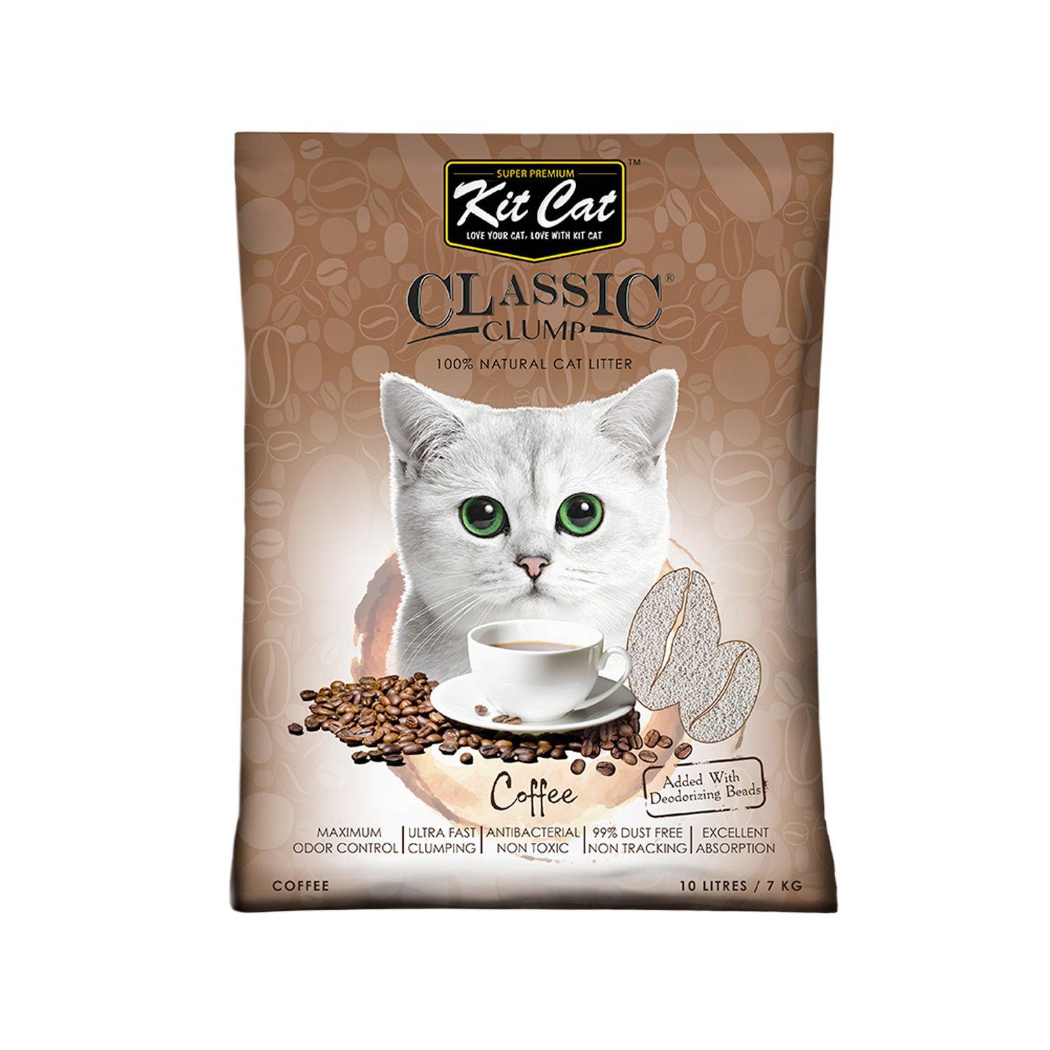 Kit Cat Classic Clump Cat Litter - Coffee (10 Litres)