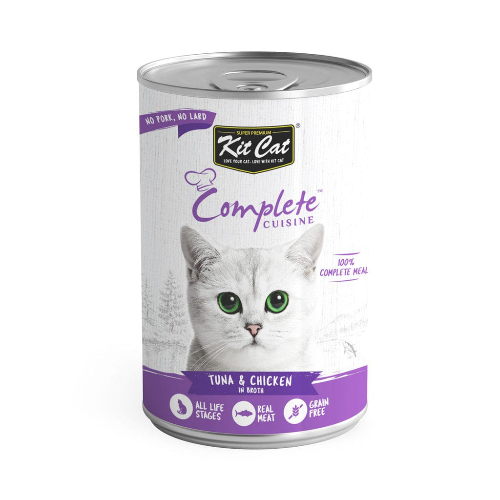 Kit Cat Complete Cuisine Tuna and Chicken In Broth 150g
