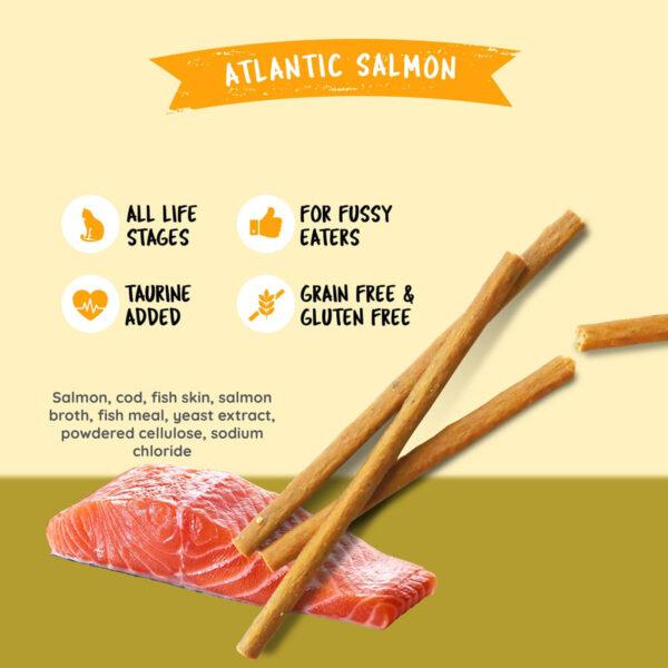 Kit Cat Grain Free Cat Stick Atlantic Salmon 15g