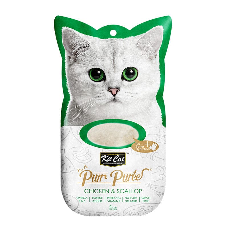 Kit Cat Purr Puree Chicken & Scallop