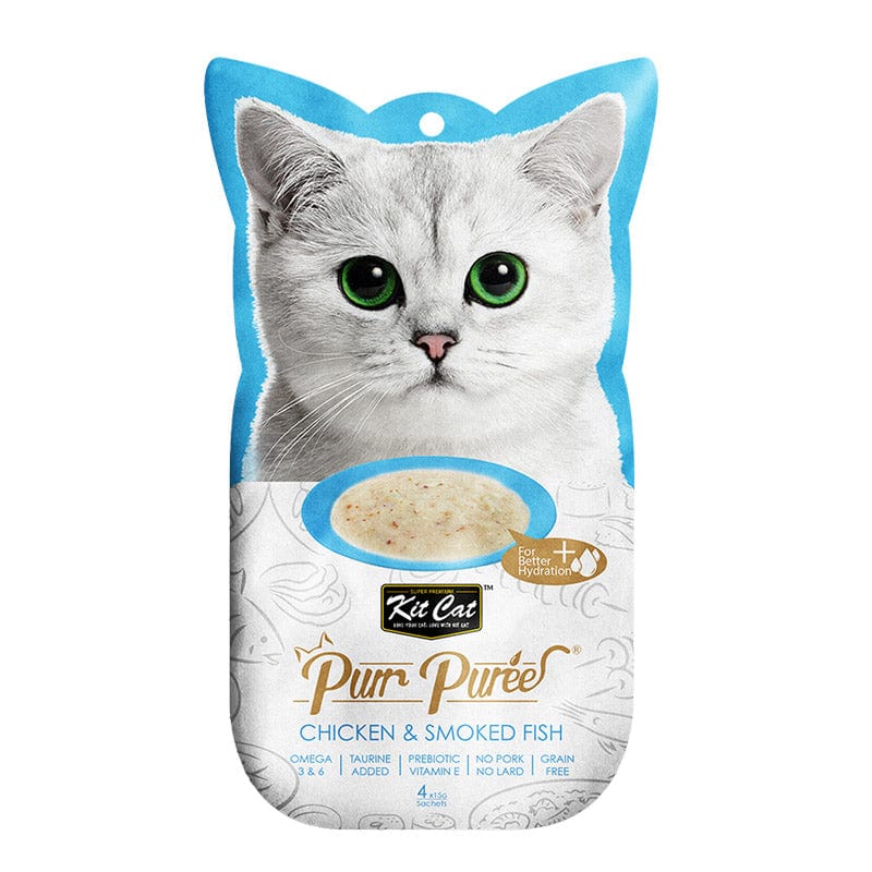 Kit Cat Purr Puree Chicken & Smoked Fish