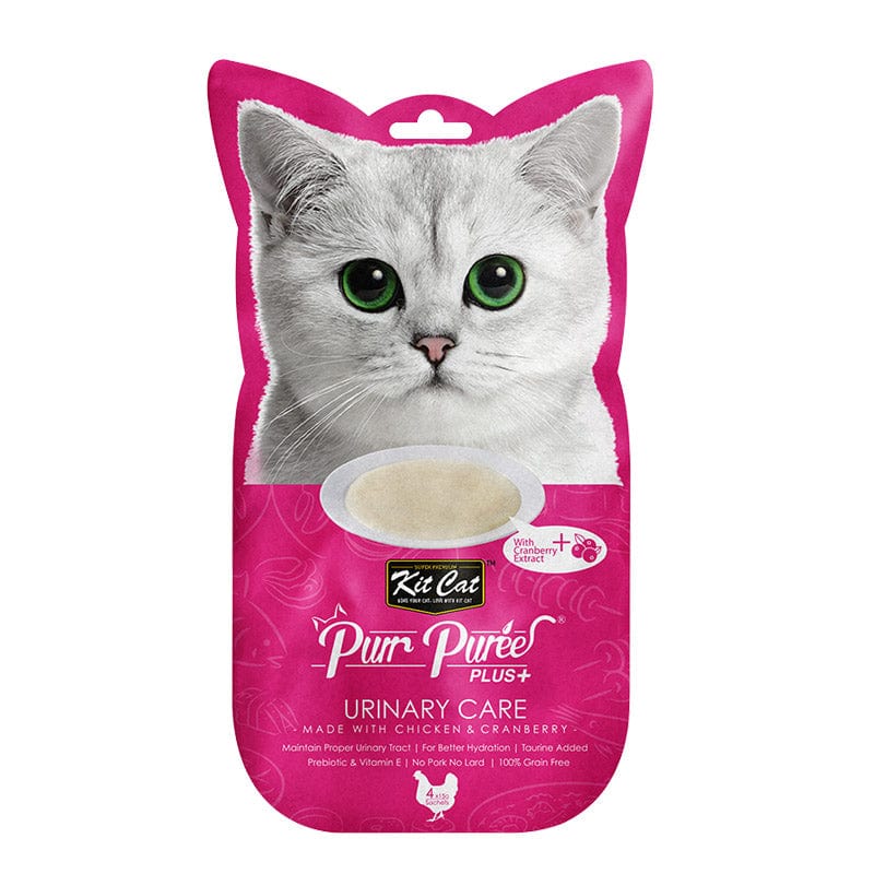 Kit Cat Purr Puree Plus+ Chicken & Cranberry (Urinary Care)