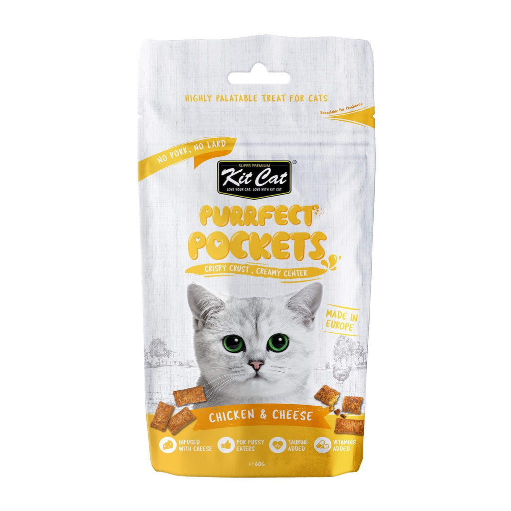 Kit Cat Purrfect Pockets Chicken And Cheesee 60g