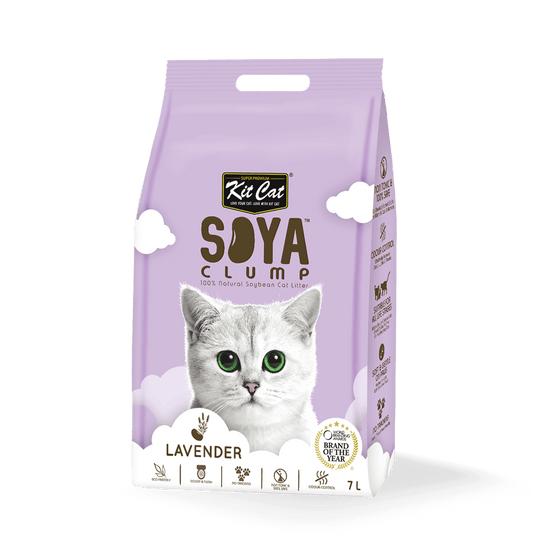 Kit Cat Soya Clump Soybean Litter - Lavender 7L