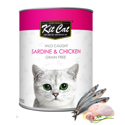 Kit Cat Wild Caught Sardine & Chicken