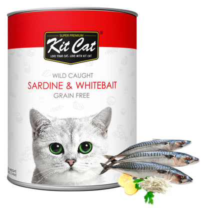 Kit Cat Wild Caught Sardine & WhiteBait