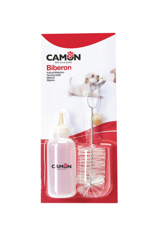 Camon Pet Bottle Set with Brush and Replacement Teat