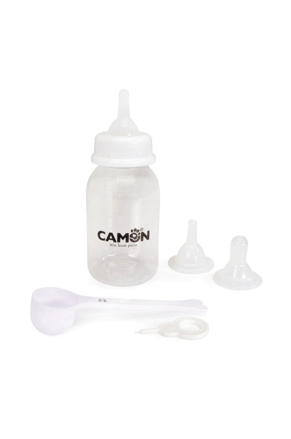 Camon Nursing Bottle Set (150ml) with Measuring Spoon and Teat Piercing Needle