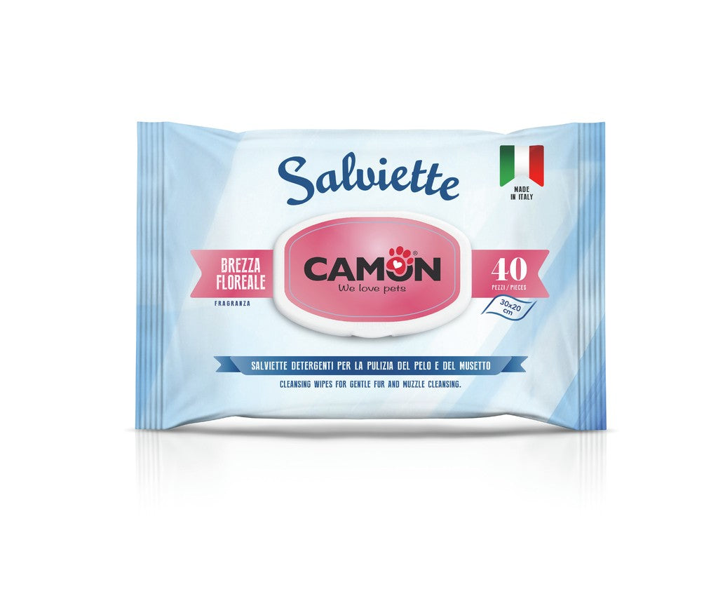 Camon Cleaning Wipes with Floral Breeze (40Pcs)