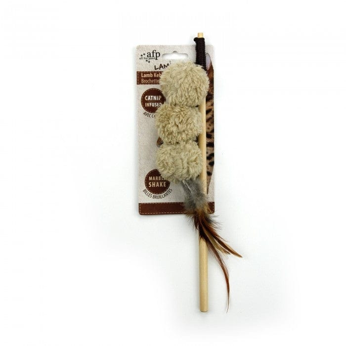 Lambswool Lamb Kebab Wand Brown