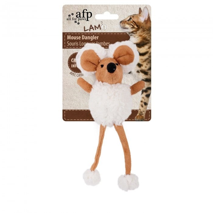 Lambswool Mouse Dangler Tan