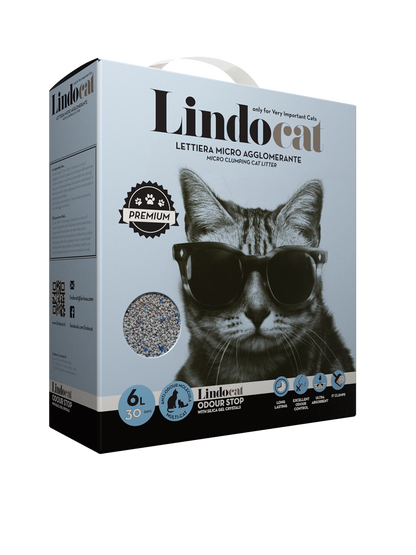 Lindocat White Bentonite Odour Stop - 6L (Fragrance Free/Multicat)