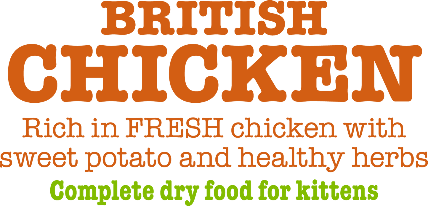 Little BigPaw British Chicken Complete Dry Food for Kittens