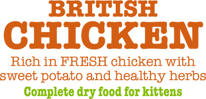 Little BigPaw British Chicken Complete Dry Food for Kittens