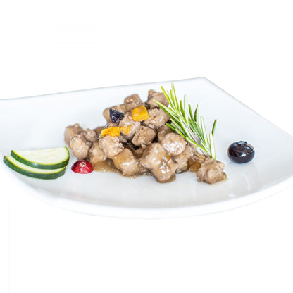 Little BigPaw Duck with Blueberries, Courgettes and Pumpkin in a Rich Herb Gravy, 390g