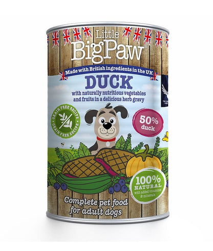 Little BigPaw Duck with Blueberries, Courgettes and Pumpkin in a Rich Herb Gravy, 390g