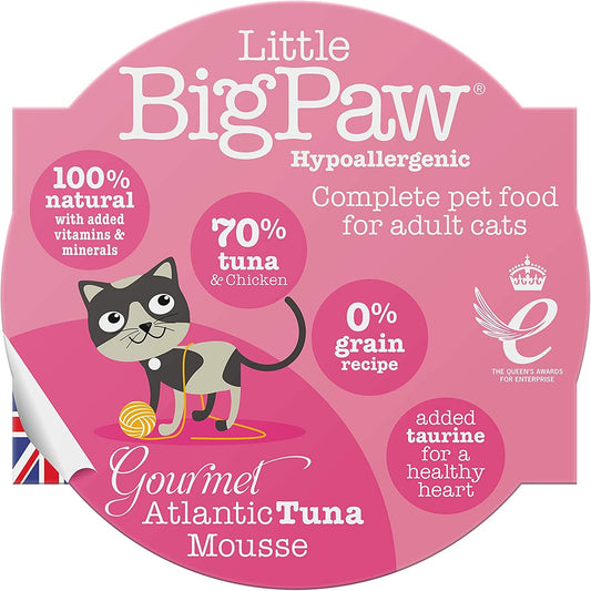 Little BigPaw Gourmet Atlantic Tuna Mousse for Cats, 85g