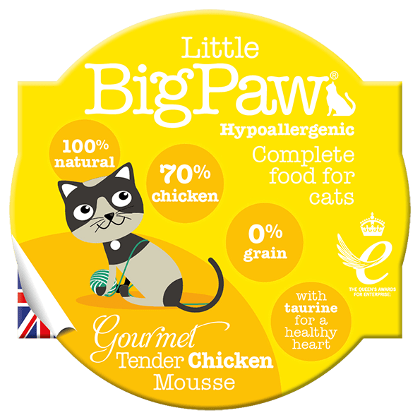 Little BigPaw Gourmet Tender Chicken Mousse for Cats, 85g