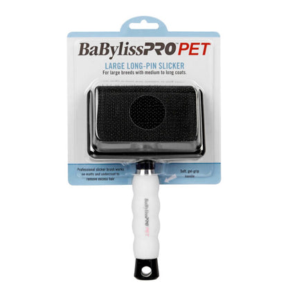 BaByliss PRO PET Long-Pin Slicker Dog Brush – Large