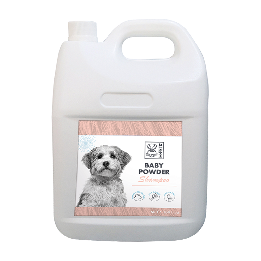 M-PETS Baby Powder Shampoo 5L