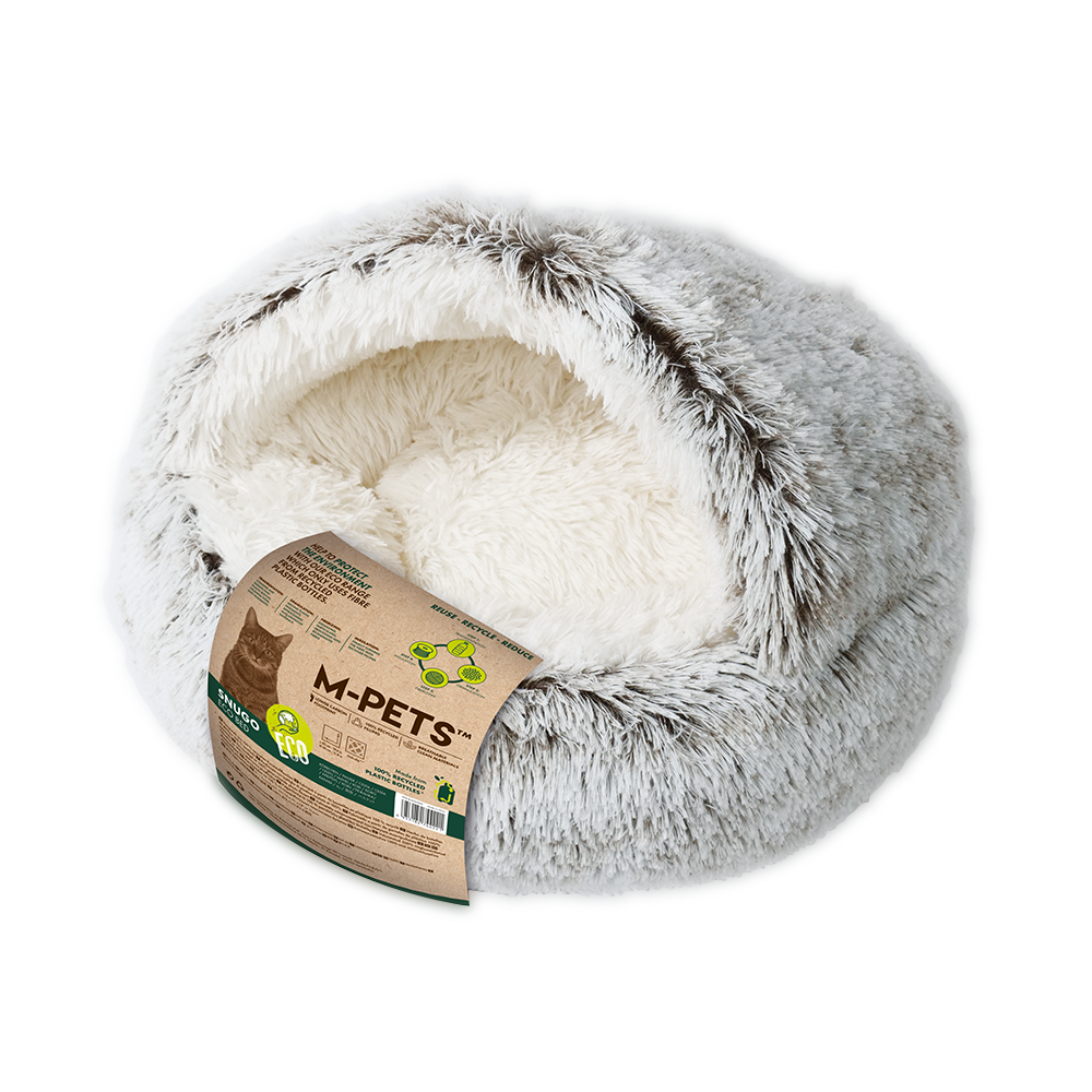 M-PETS Snugo Eco Cat Bed Grey