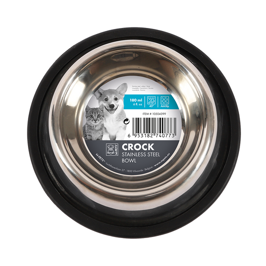M-PETS Crock Stainless Steel Bowl XS